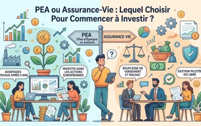 PEA ou assurance-vie : Lequel choisir pour commencer à investir ?